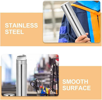 DOITOOL Stainless Steel Cylinder Box 11.8 Inch Document Storage Tube - Image 4
