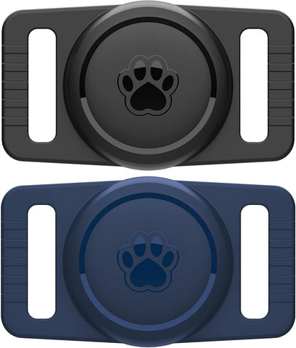 GOCII for Airtag Dog Collar Holder 2 Pack, Waterproof Dog Collar Holder for by GOCII