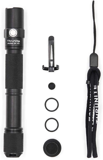 ThruNite LED Flashlight Archer 2A V3, 500 Lumens Mini AA Flashlight - Image 8