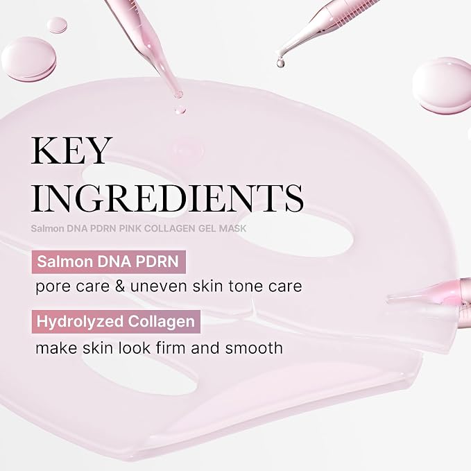 medicube Jelly Gel Mask with Salmon DNA PDRN Pink Collagen | Overnight Face Mask - Image 6