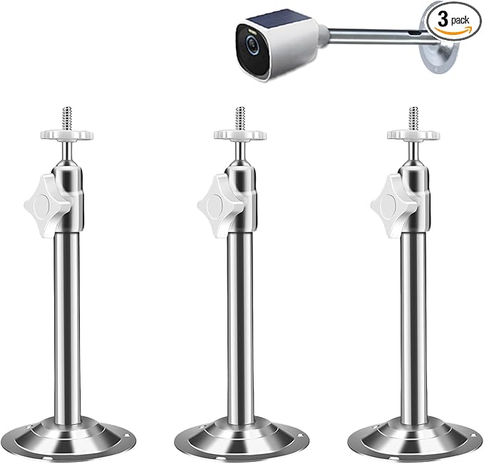 3PCS Stainless Steel Extremely Long 8.5 in Camera Mount by Moruiero