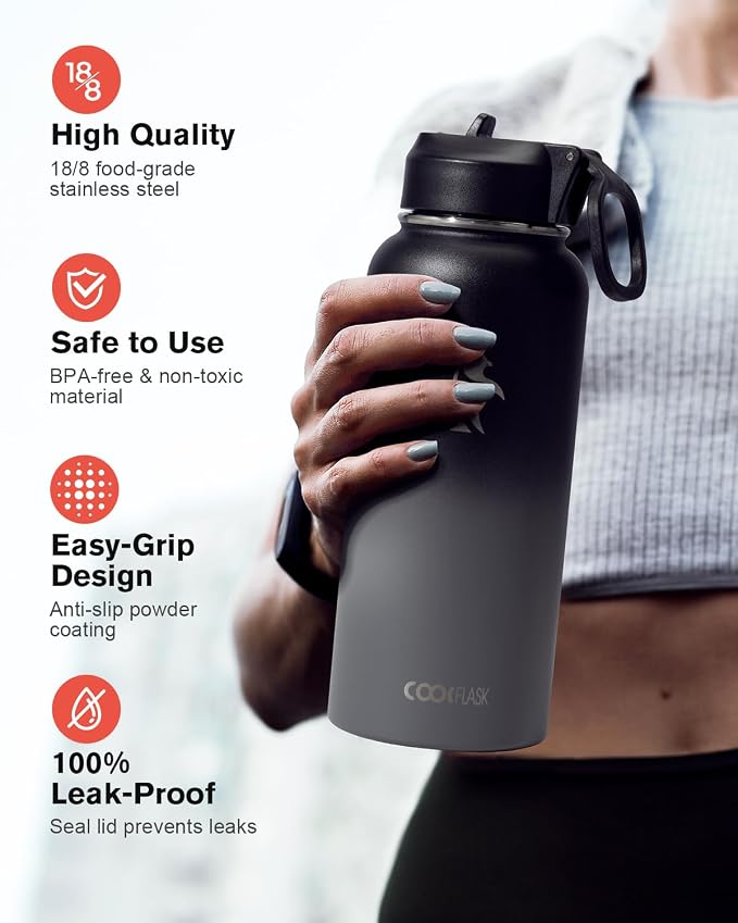 Water Bottle 32 oz Insulated - Image 3