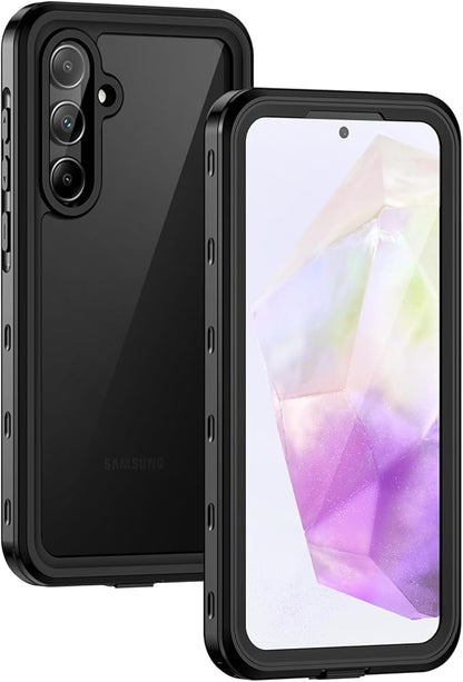Lanhiem for Samsung Galaxy A35 5G Case, IP68 Waterproof Dustproof, Built-in by LanhiemHome