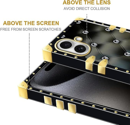 for iPhone 17 Case Luxury Golden Decoration - Image 7