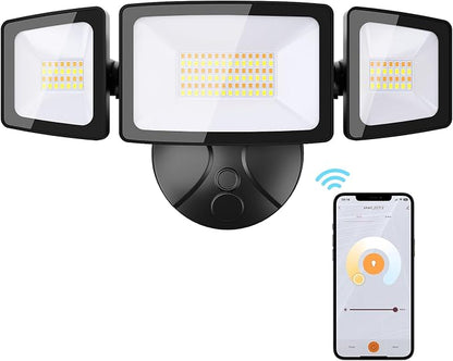 Onforu 55W Smart LED Flood Lights Outdoor, Tunable 2700K-6500K, APP Control by Onforu