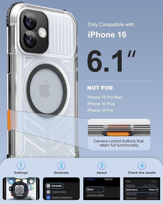 for iPhone 16 Waterproof Case - Image 2