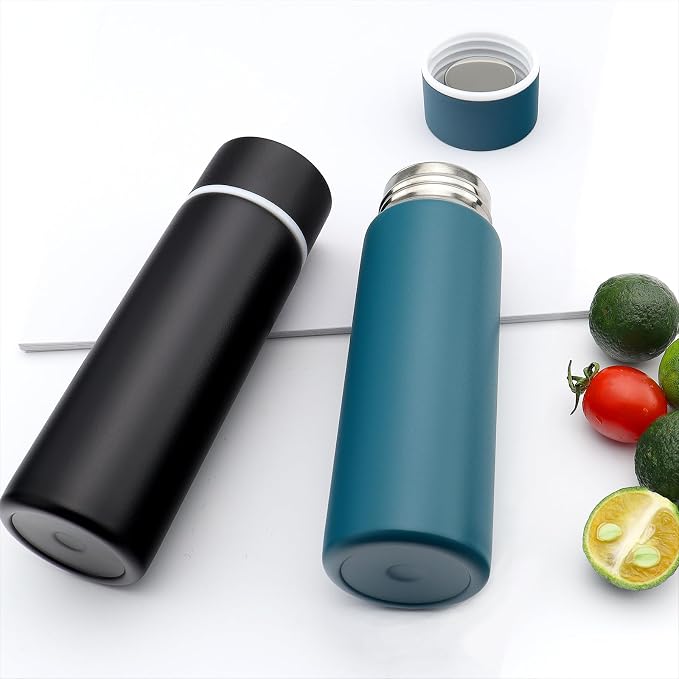 Cute Small Purse Water Bottle, 4.4 Fl. Oz, Mini Slim Flask by Dxobay