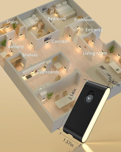 WILLED Stair Lights Indoor, Wireless Motion Sensor Light Indoor, Rechargeable - Image 7