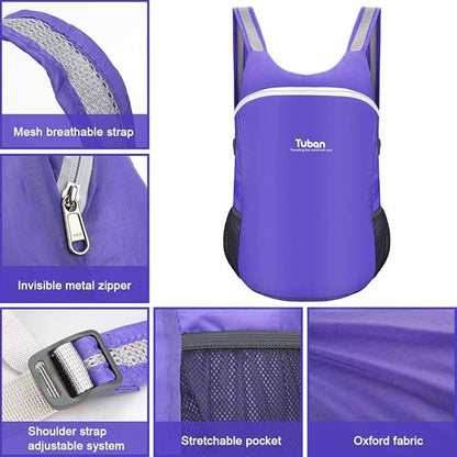 Ultra Lightweight Packable Water Resistant Backpack - Image 6