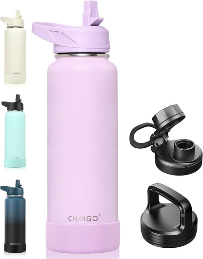 CIVAGO 40 oz Insulated Water Bottle by CIVAGO