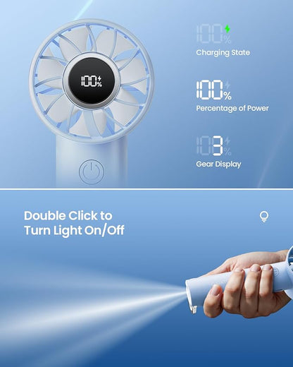 Gaiatop Portable Mini Fan, 3 Speed Handheld Fans - Image 6
