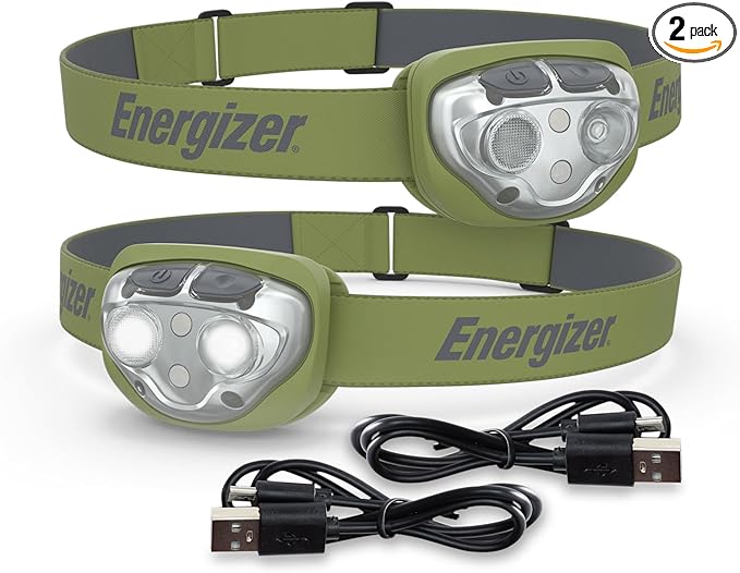 Energizer PRO-400 Headlamp Rechargeable, IPX4 Water Resistant Rechargeable by Energizer