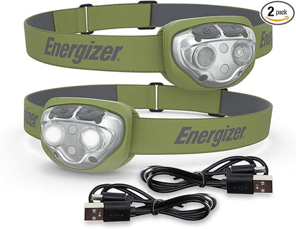 Energizer PRO-400 Headlamp Rechargeable, IPX4 Water Resistant Rechargeable by Energizer