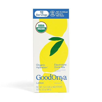 GOODONYA Organic Hydration Electrolyte Drink Mix, Certified Organic Hydration by GOODONYA