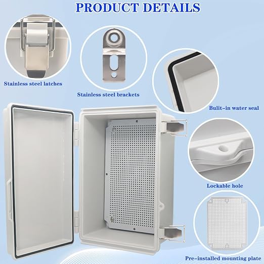 Waterproof Electrical Box Junction Box Weatherproof IP67 ABS Plastic Enclosure - Image 3