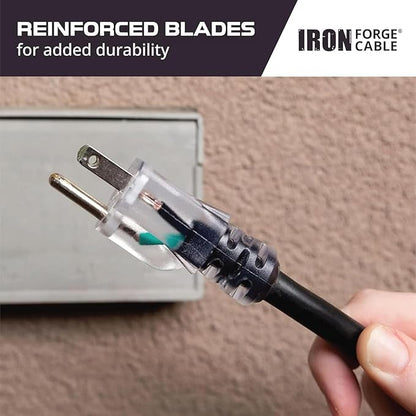 Iron Forge Cable 3 ft Lighted Outdoor Extension Cord - Image 4