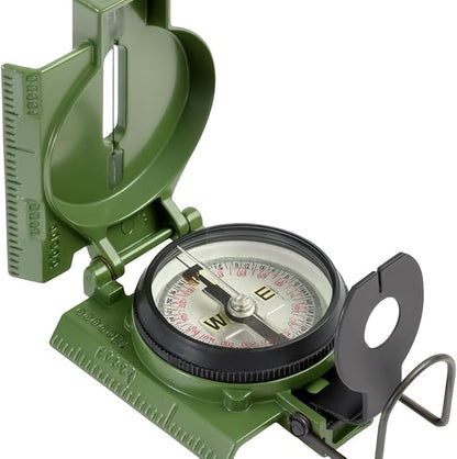 US Military Style Phosphorescent Waterproof Lensatic Compass Accurate Hand Held - Image 7