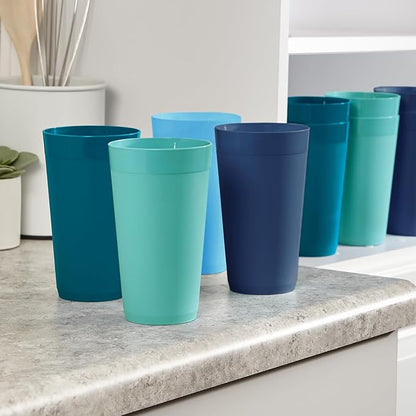 US Acrylic Newport 20 ounce Unbreakable Plastic Stackable Water Tumblers in 4 - Image 8