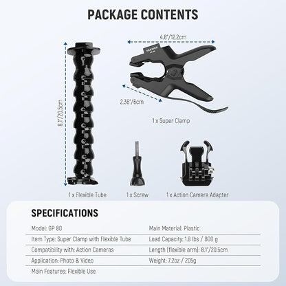 NEEWER Flexible Clamp Mount Compatible - Image 8