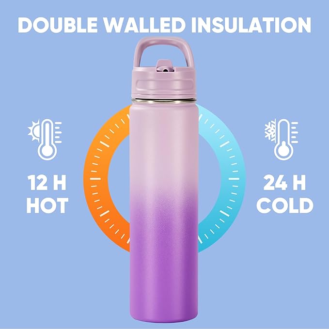Fijinhom 24oz Insulated Stainless Steel Water Bottle - Image 5