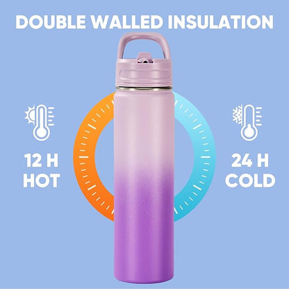 Fijinhom 24oz Insulated Stainless Steel Water Bottle - Image 5