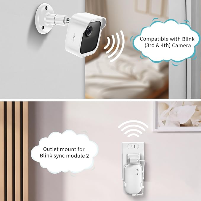 Wall Mount for Blink Outdoor Cameras, 3 Pack Weatherproof Housing, 360 Degrees - Image 2