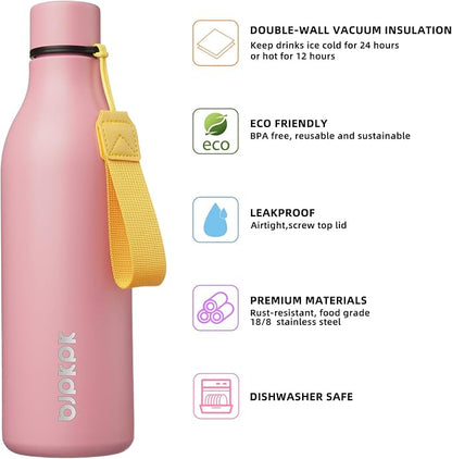 BJPKPK Insulated Water Bottles, 25 oz Stainless Steel Metal Water Bottle - Image 2