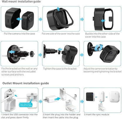 All-New Blink Outdoor Camera Surveillance Mount, 4 Pack Weatherproof Protective - Image 6