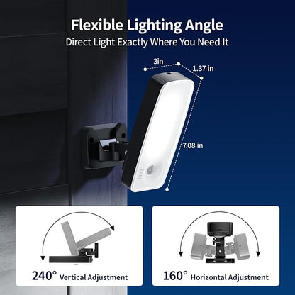TANBABY 12000mAh Wireless Motion Sensor Outdoor Lights, Rechargeable Battery - Image 7