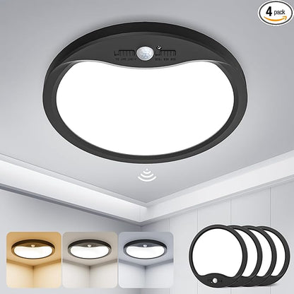 zemty 4Pack 9inch Motion Sensor Ceiling Lights Wired, 18W 1800lm 3CCT/3 by ZemtyCeilinglight