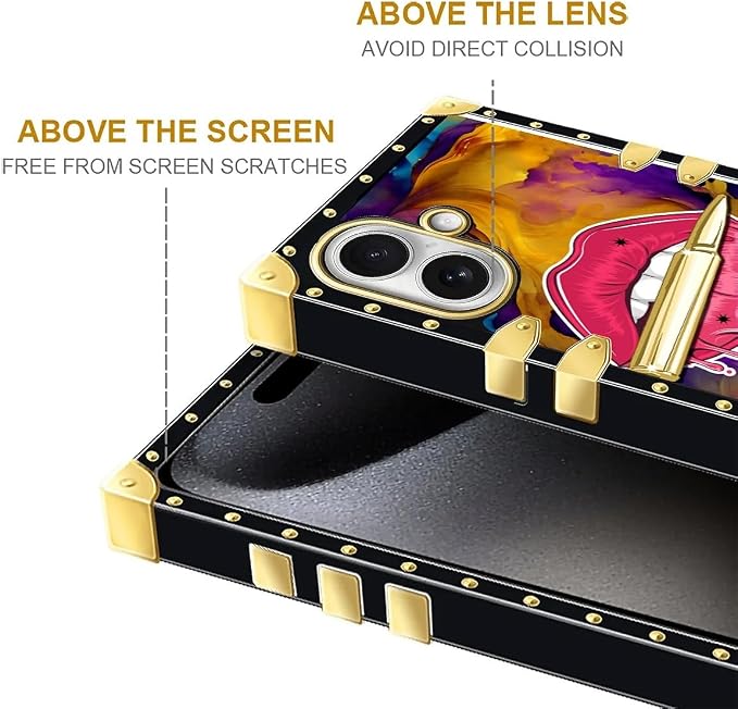 for iPhone 17 Case Luxury Golden Decoration - Image 7