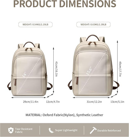 GOLF SUPAGS Laptop Backpack for Women Slim Computer Bag Work Travel College - Image 5