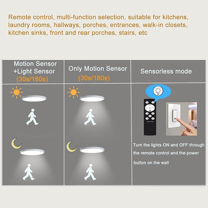 12 Inch Motion Sensor LED Ceiling Light Wired, Closet Lights Motion Activated - Image 6
