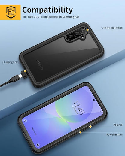 Lanhiem for Samsung Galaxy A37 A36 Phone Case, IP68 Waterproof Dustproof - Image 5