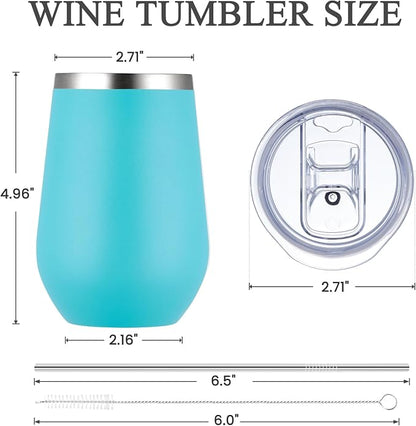 MEWAY Stemless 12oz Insulated Wine Tumbler - Image 6