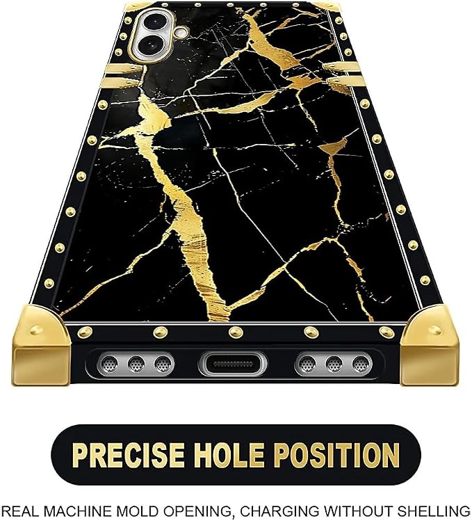for iPhone 17 Case Luxury Golden Decoration - Image 5