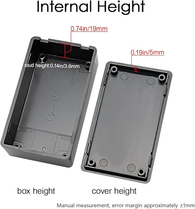 LeMotech Project Box 10 Pieces ABS Plastic Electrical Project Case Small - Image 4