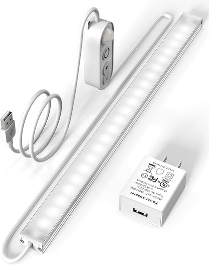 ASOKO Motion Sensor Dimmable Led Under Cabinet Lighting, 12 inches Plug in Led by ASOKO