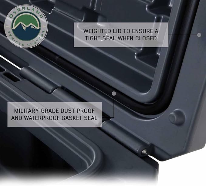 Overland Vehicle Systems 40100021 Dark Gray 117 QT Dry Box Storage - Image 9