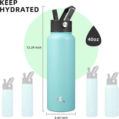 Konokyo 40oz Insulated Water Bottle Stainless Steel Sport Bottles - Image 5