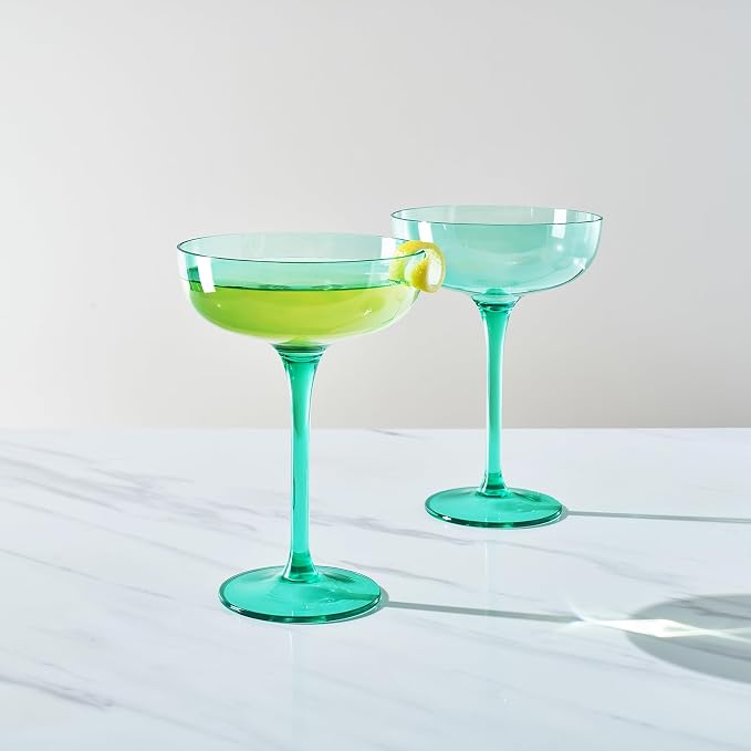 Acrylic Shatterproof Martini, Champagne & Cocktail Unbreakable Glasses | Set of - Image 3