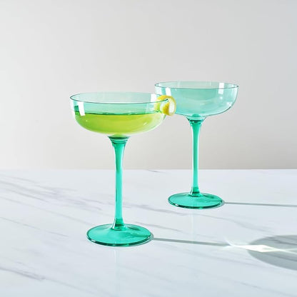 Acrylic Shatterproof Martini, Champagne & Cocktail Unbreakable Glasses | Set of - Image 3