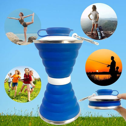 Collapsible Water Bottle, Camping Cup - Image 6