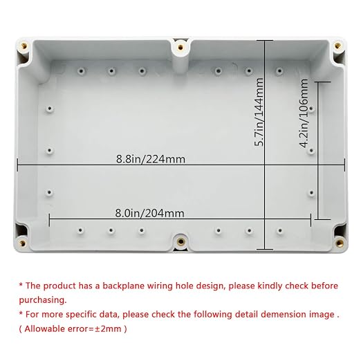 LeMotech ABS Plastic Junction Box Dustproof Waterproof IP65 Electrical - Image 5