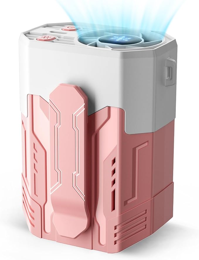 Portable Fan 4000mAh Rechargeable, 4 Speeds 13000RPM Strong Airflow, Personal by Unknown
