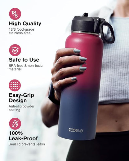 Water Bottle 40 oz Insulated - Image 3