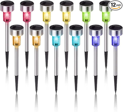 Dream Master Solar Lights Outdoor Waterproof, Stainless Steel LED Landscape by DreamMasterMakeLifeMoreConvenient