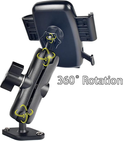 VAUBORTTI 1" Ball Phone Mount – Aluminum Alloy Arm & Base, Double Ball Joint - Image 6