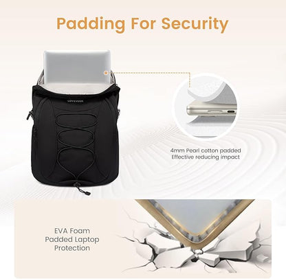 LOVEVOOK Mens Backpack with Giant Tumbler Holder Pocket, 15.6 Inch Everyday - Image 4