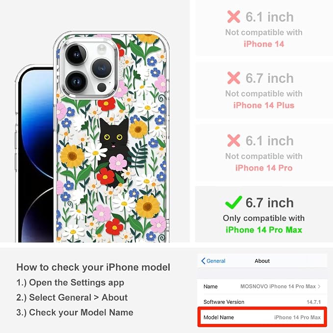 MOSNOVO Case for iPhone 14 Pro Max - Image 2